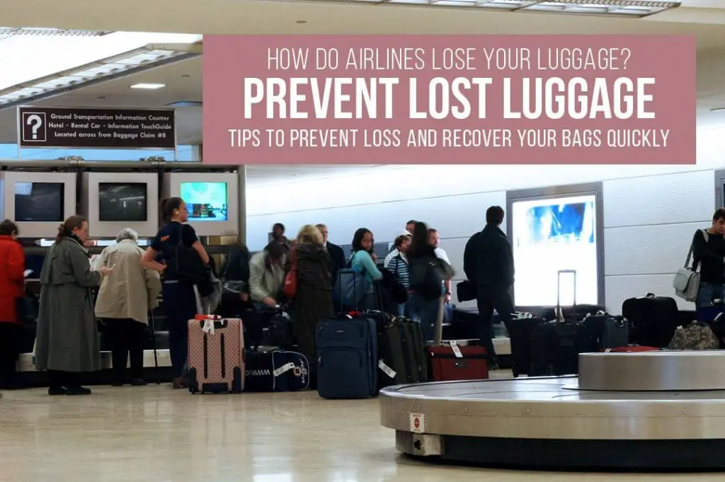 How do airlines lose luggage? Prevent lost luggage and recover lost bags quickly with these travel tips. | Travel tips | Lost luggage | luggage recovery | prevent losing luggage |