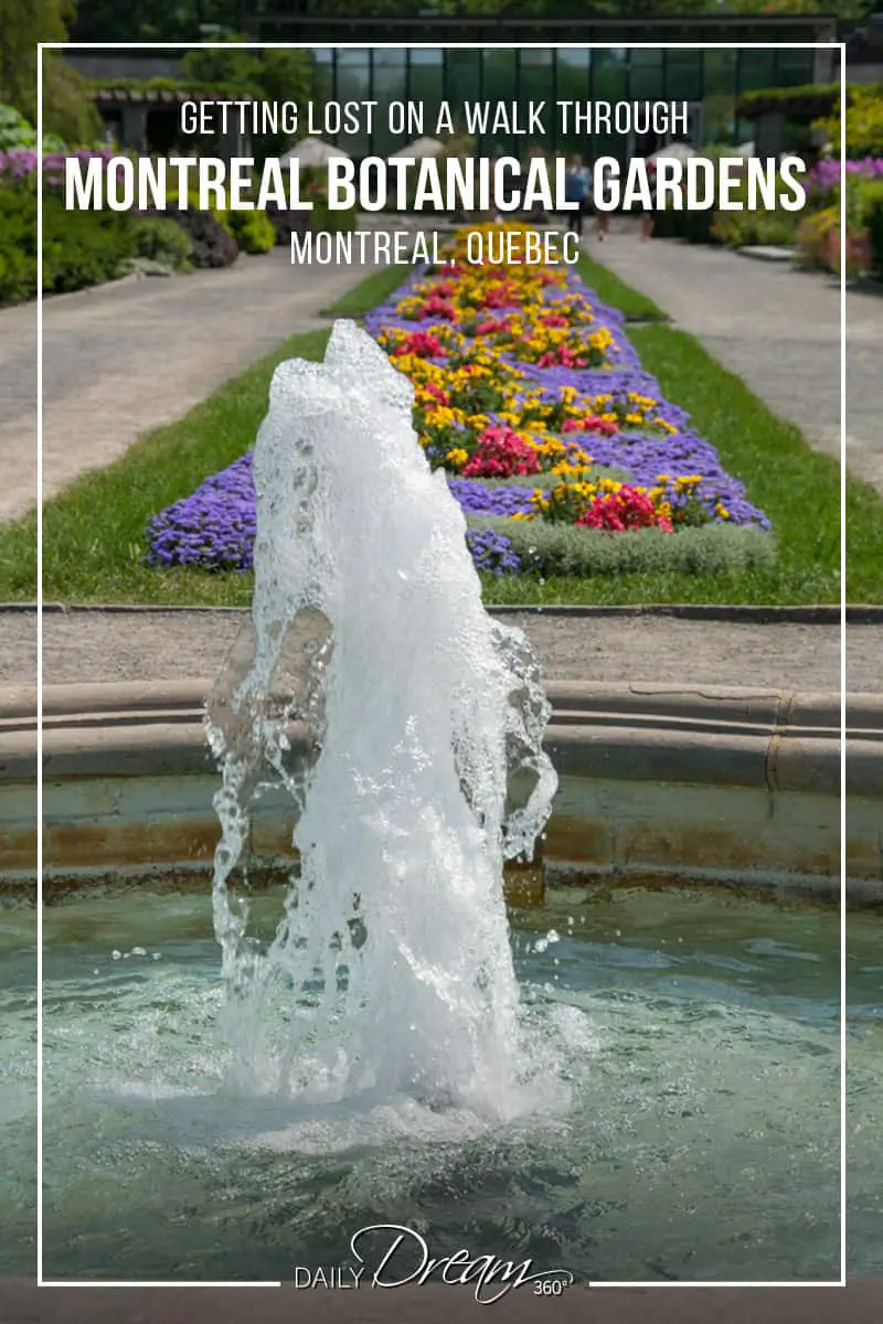 Discover a popular attraction in Montreal. The Montreal Botanical gardens offer beautifully manicured themed gardens, acres of walking trails and numerous exhibits and hiking trails. | #montreal #botanicalgardens #attraction #Quebec #hiking #trails |