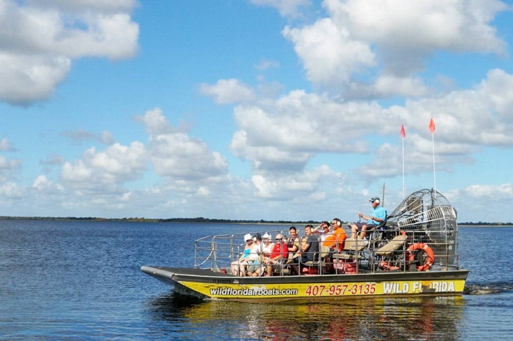 Airboat ride Wild Florida Nature Park Kissimmee Florida