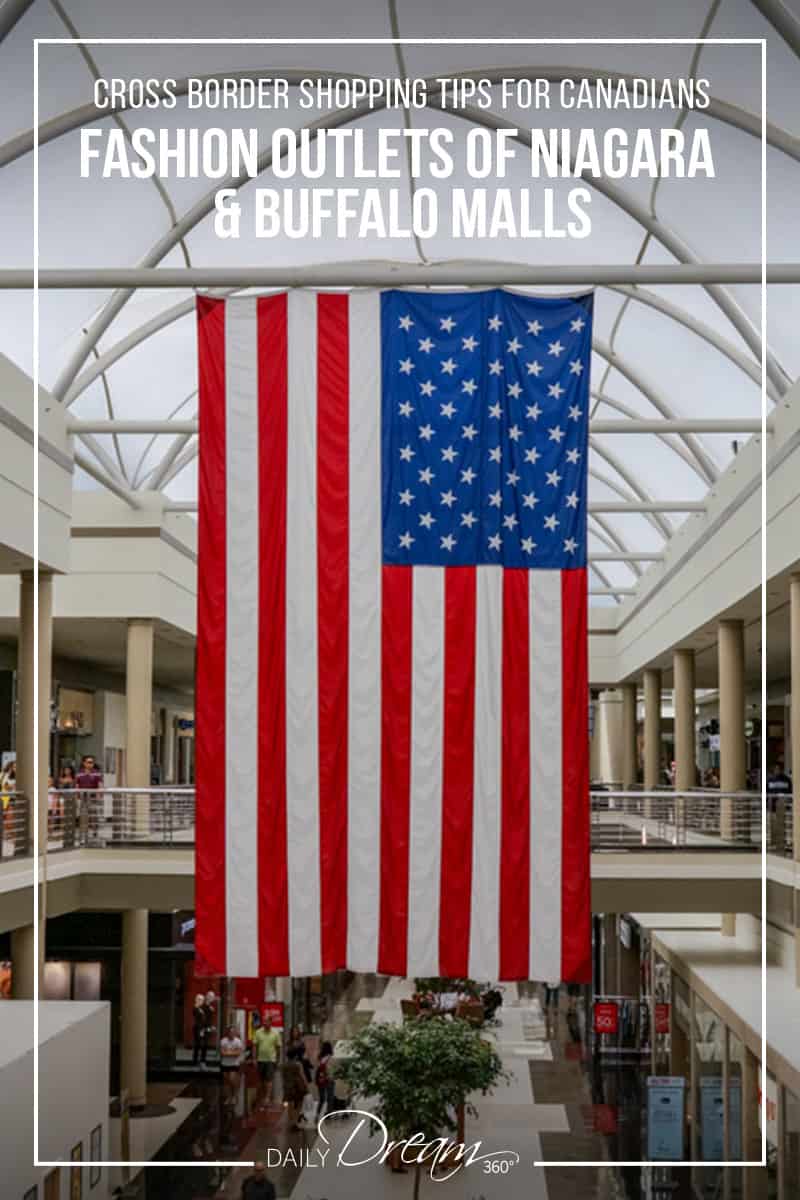 Inside Walden Galleria mall outside Buffalo NY popular cross border shopping spot