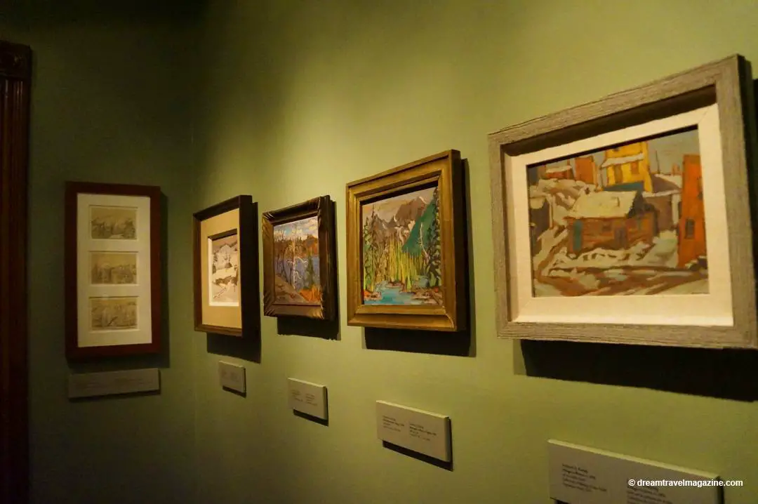Banting's group of 7 inspired paintings in museum london ontario