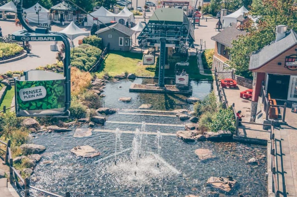 View from Cabriolet in Tremblant Village