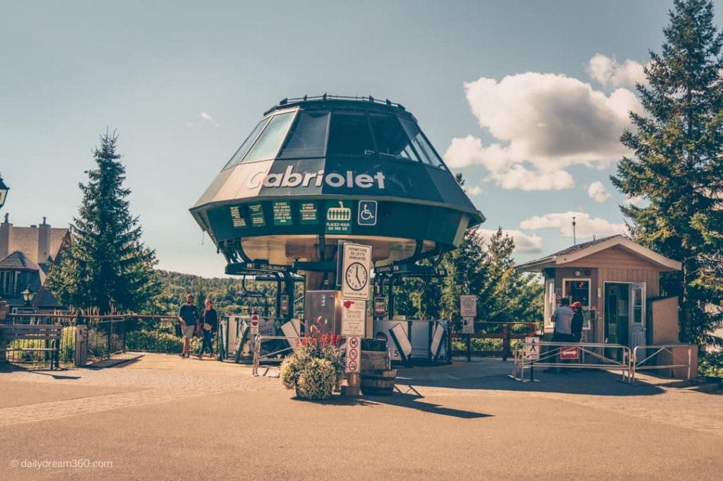 Entrance to Cabriolet mover in Tremblant Village