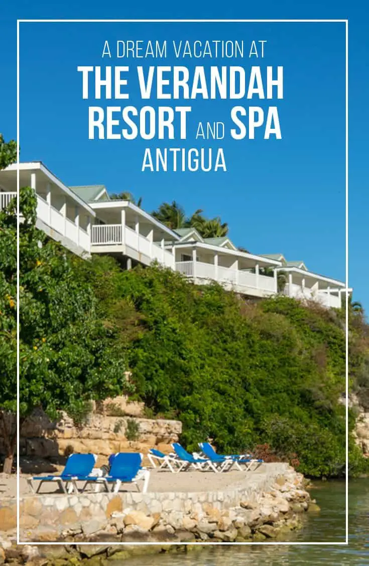 Looking for a luxury escape in Antigua? In this post we share our experience at the Verandah Resort and Spa Antigua. This detailed review highlights the bungalow suites, the resorts beaches, pool and amenities. | Resort Review | Antigua Barbuda | Beach Vacation | All-inclusive resort | Verandah Resort and Spa |