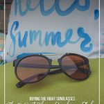 sunglasses on pillow with text Buying The Right Sunglasses: The 10 Best Classic Sunglasses Styles