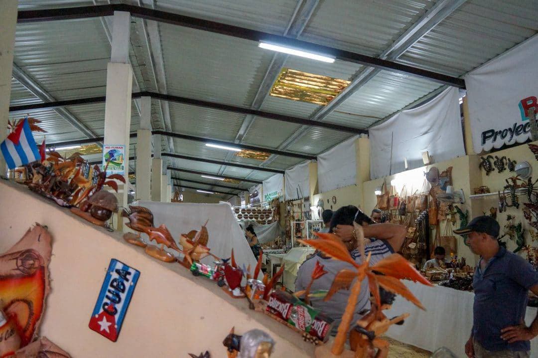 Inside a flea market Cuba Excursion Downtown Holguin Cuba