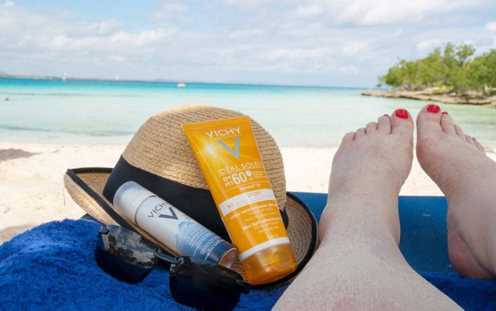 vichy sports sunscreen and after sun oil