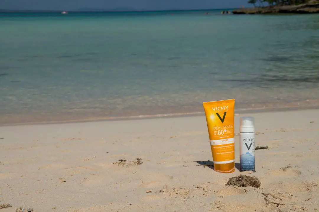 vichy sports sunscreen and after sun oil