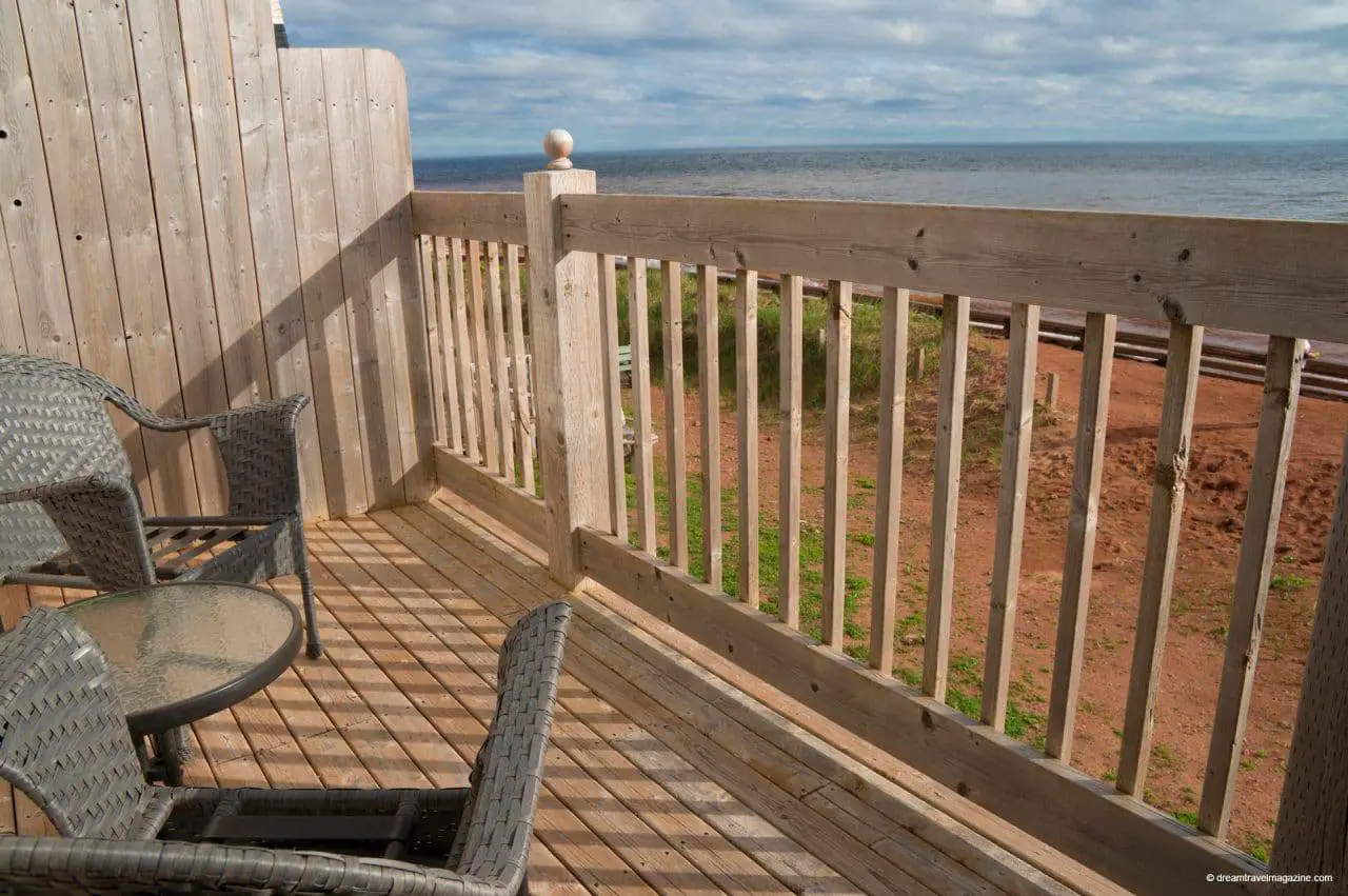 Patio Review West Point Lighthouse Inn PEI