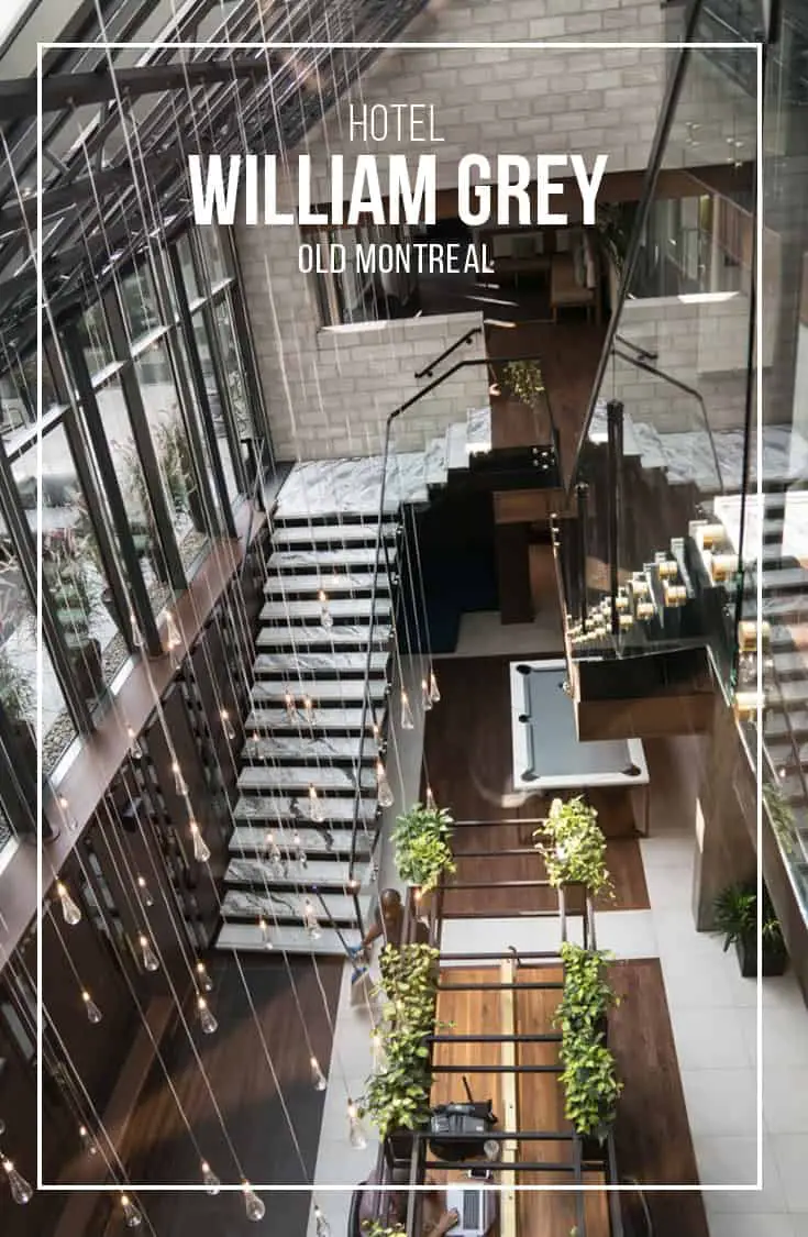 Luxury escape at the Hotel William Gray in Montreal Quebec. Modern boutique hotel built in restored historical building in Old Montreal. Steps from everything. | Luxury hotel | boutique hotel | Montreal | Quebec |
