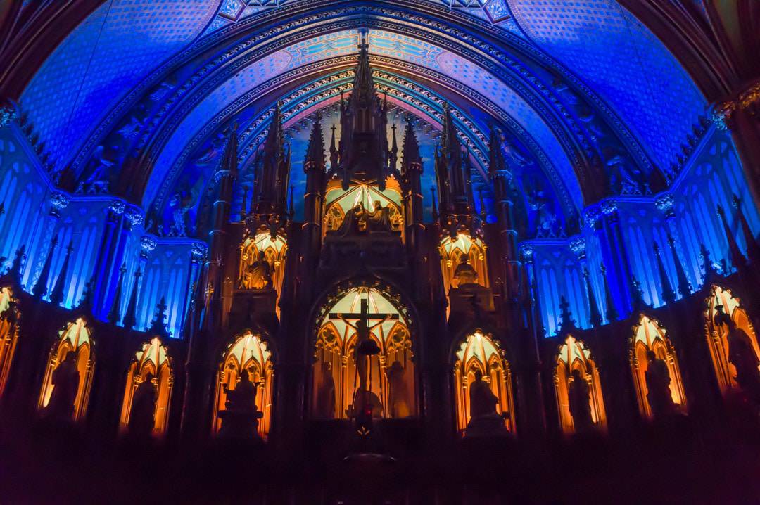 Aura Notre Dame a Magical Light Show in Old Montreal