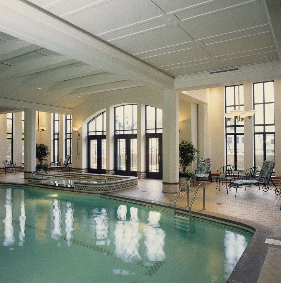 Pool at Fairmont Chateau Frontenac