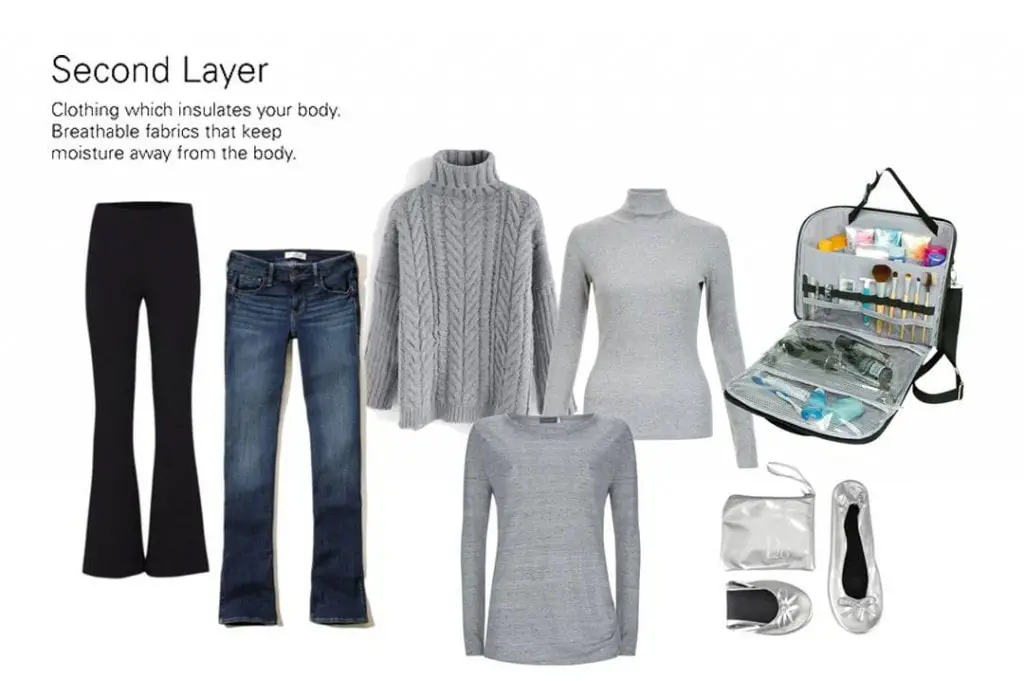 Second Layer Winter Carry-on Only Packing List