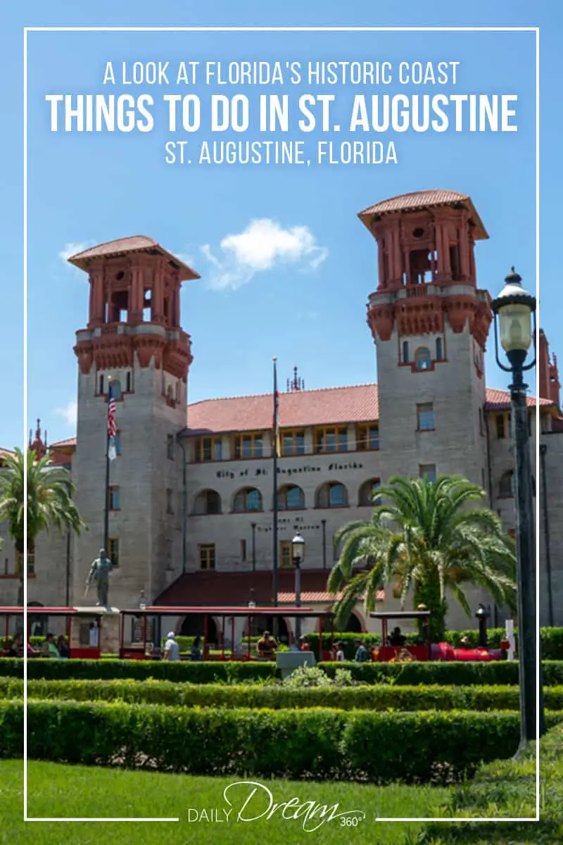 In this post, we share a guide of things to do in St. Augustine Florida, with an in-depth look at Florida's Historic Coast which is filled with historic attractions, great shopping and dining options. | #Florida #staugustine #girlsgetaway #floridashistoriccoast #historicvillage #travel |