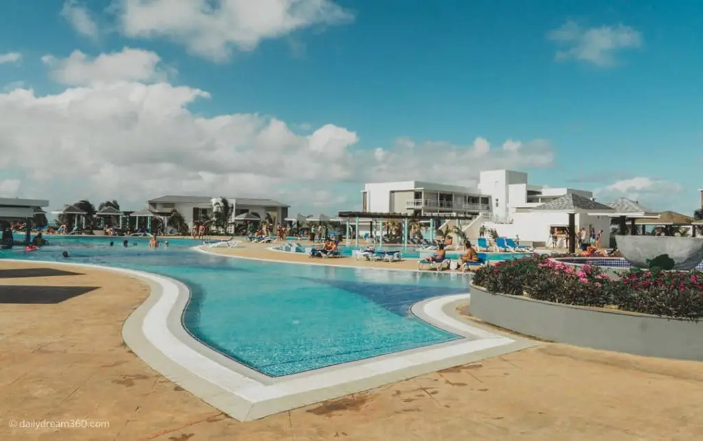 View of main pool at Playa Pilar Hotel Cayo Coco Cuba