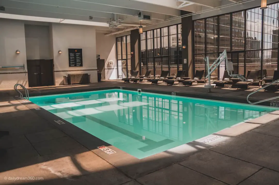 Pool at Denver Grand Hyatt Downtown Hotel