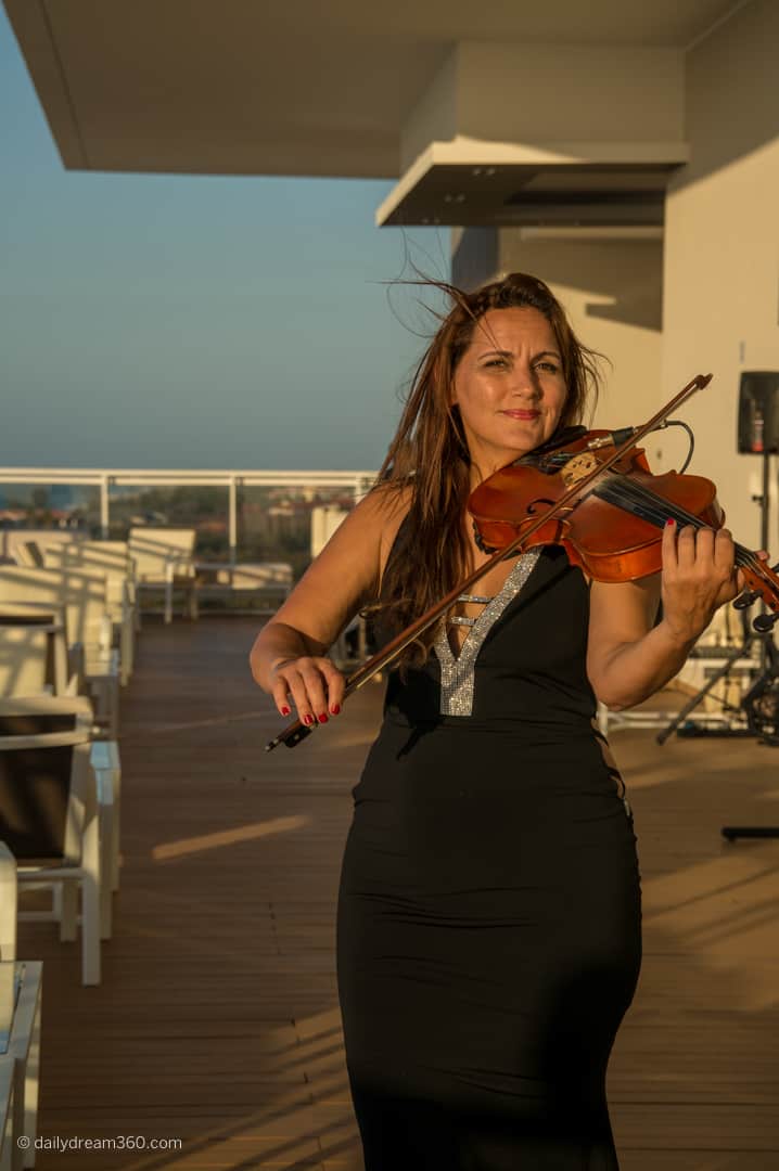 Beautiful Violinist at Iberostar Bella Vista Varadero Cuba