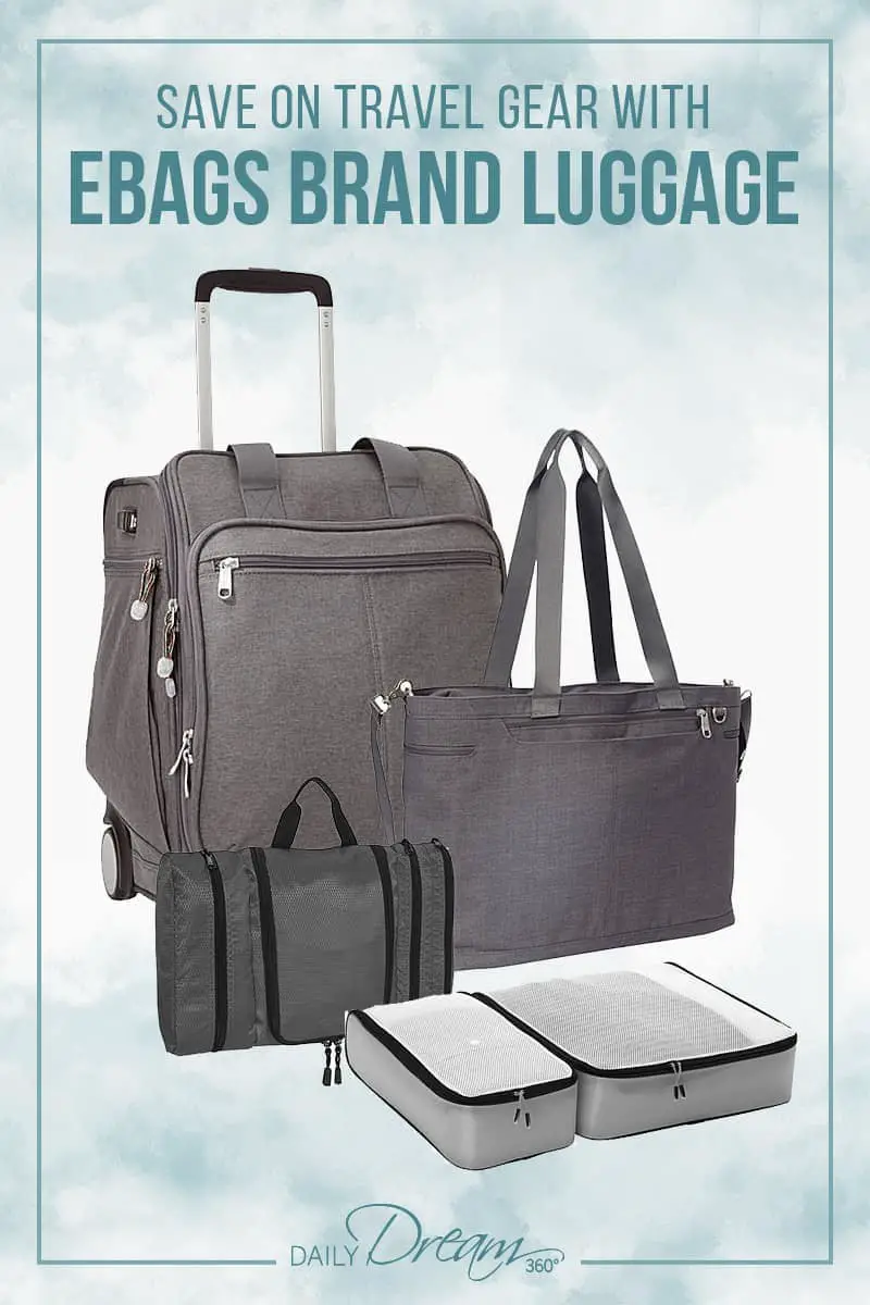 eBags branded luggage offers some great options for travel gear with some additional features you may not see on other brands. | #luggage #ebags #tote #packingcube |