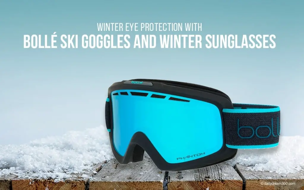 Winter Eye Protection with Bolle Ski Goggles and Winter Sunglasses