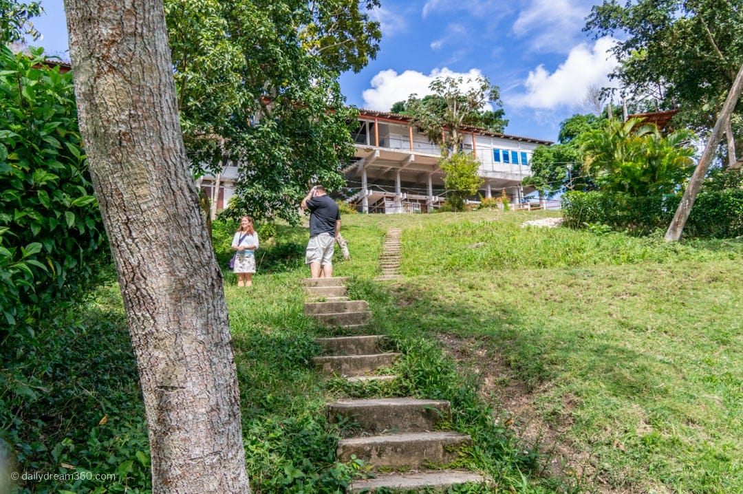 Stairs inside community area in Las Terrazas Cuba