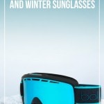 Bolle Nova II ski goggles on ledge with snow