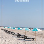 Beach chairs on Jacksonville Beach