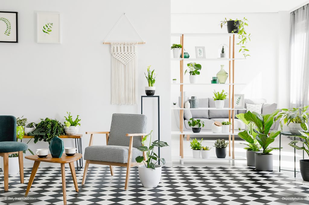 Plants inside apartment Fabulous Indoor Garden Ideas For Small Spaces and Condos