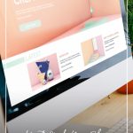 Computer desktop with creative background and text How to Make Your Blog Stand Out from the Rest Visually