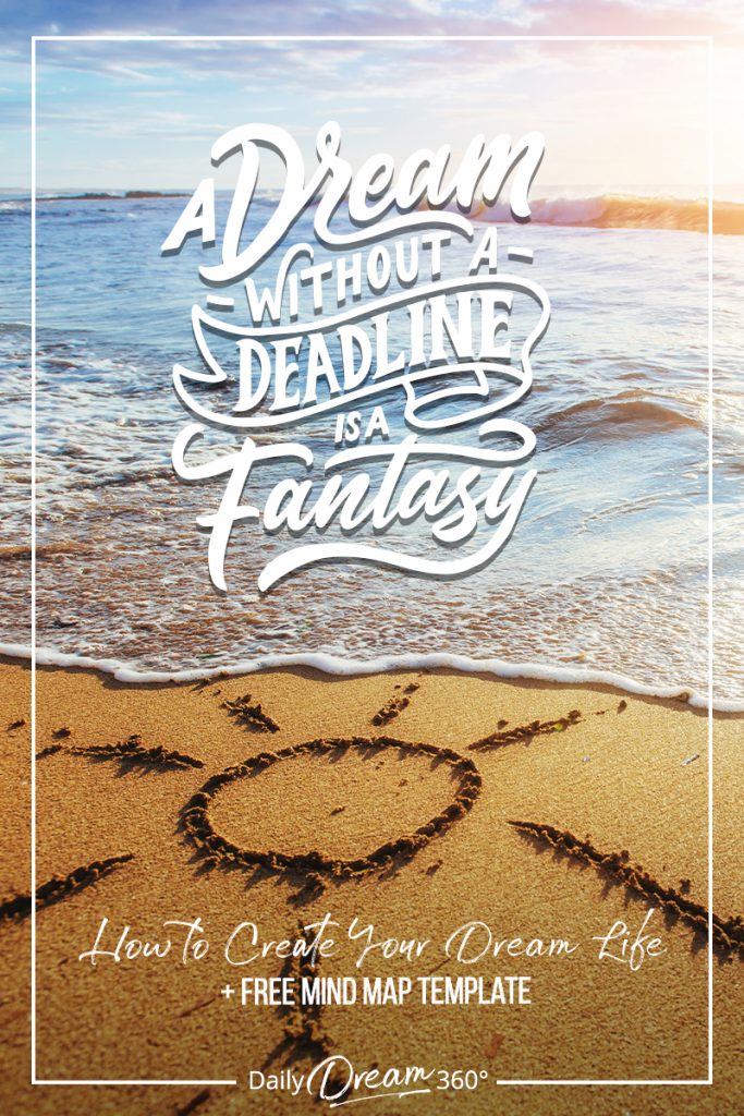 sun scraped in sand next to water with a dream without a deadline is a fantasy text