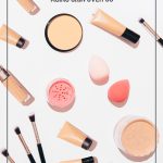 Foundation bottles on white background with text: Best Foundation for Aging Skin Over 50