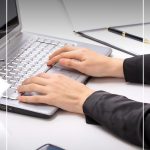 Person working with text How to Start a Successful Blog While Working Full Time