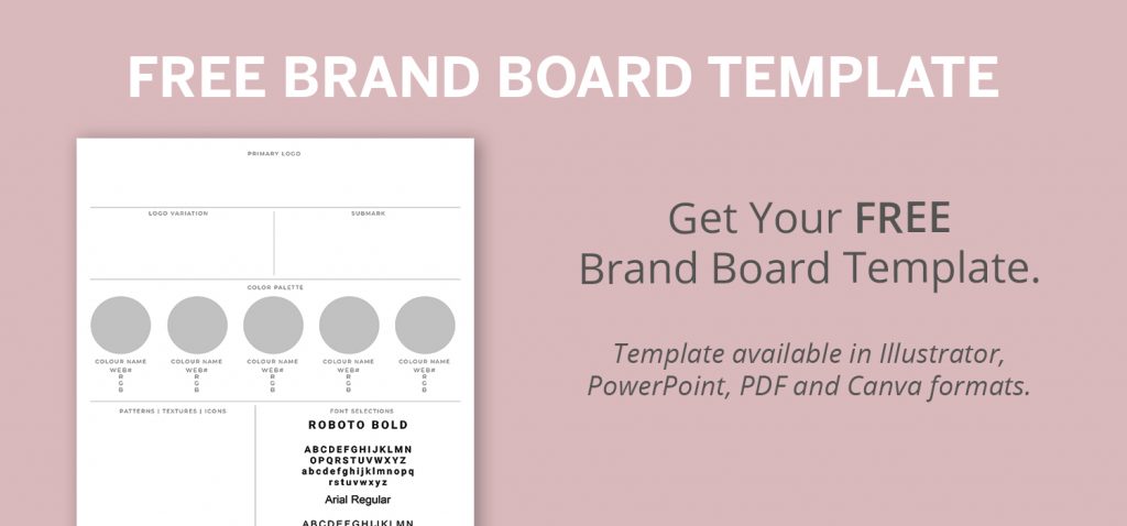 Download your free brand board template