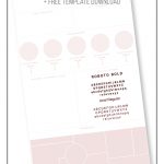 Example of brand board template with text How to Create a Brand Board for Your Blog or Business + Free Template (pinnable image)