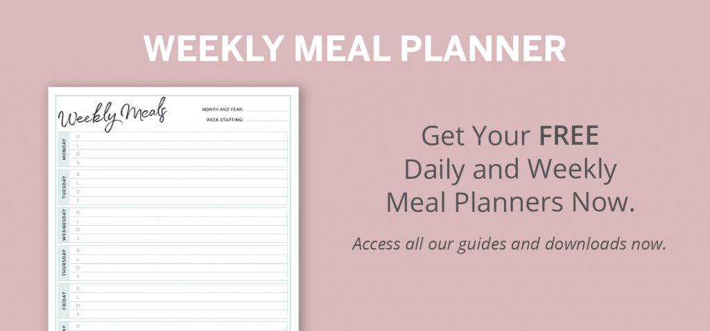 Free Weekly Meal Planner Download