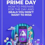 Assorted shopping and gift items on purple background and text Prime Day How to prepare for the day and deals you don't want to miss
