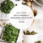 Pictures of preparation of Keto-Friendly Seasoned Kale Chips Recipe (Oven Baked or Air Fryer)