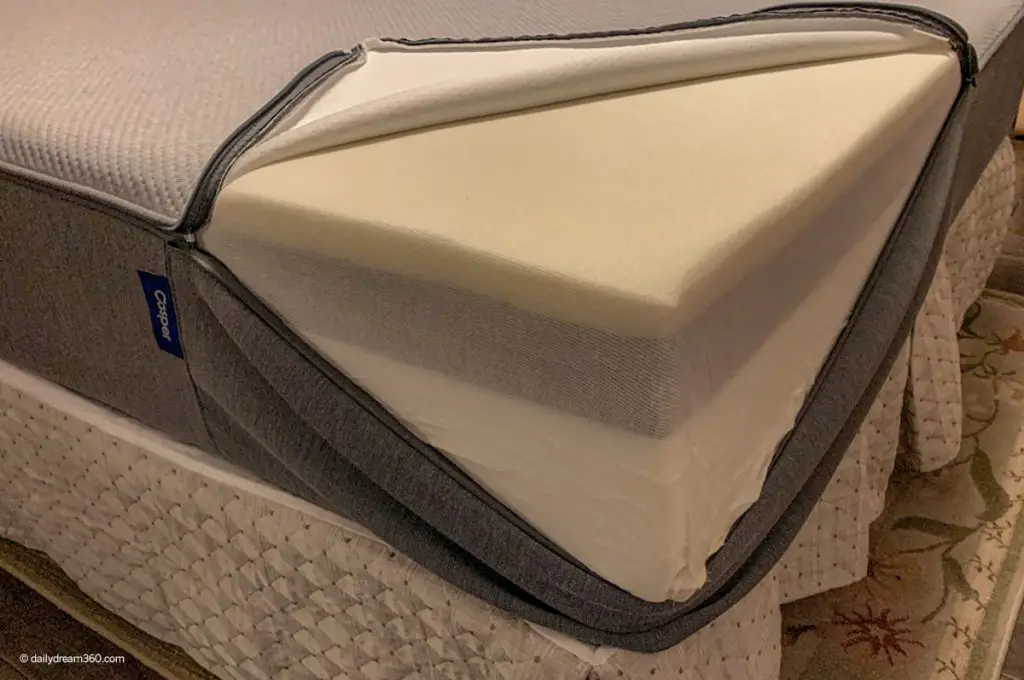 unzipped Casper Select mattress