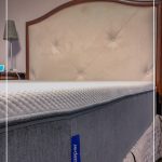 Casper select mattress on bed frame with text What You Need to Know About Buying a Mattress in a Box Online (pin image)