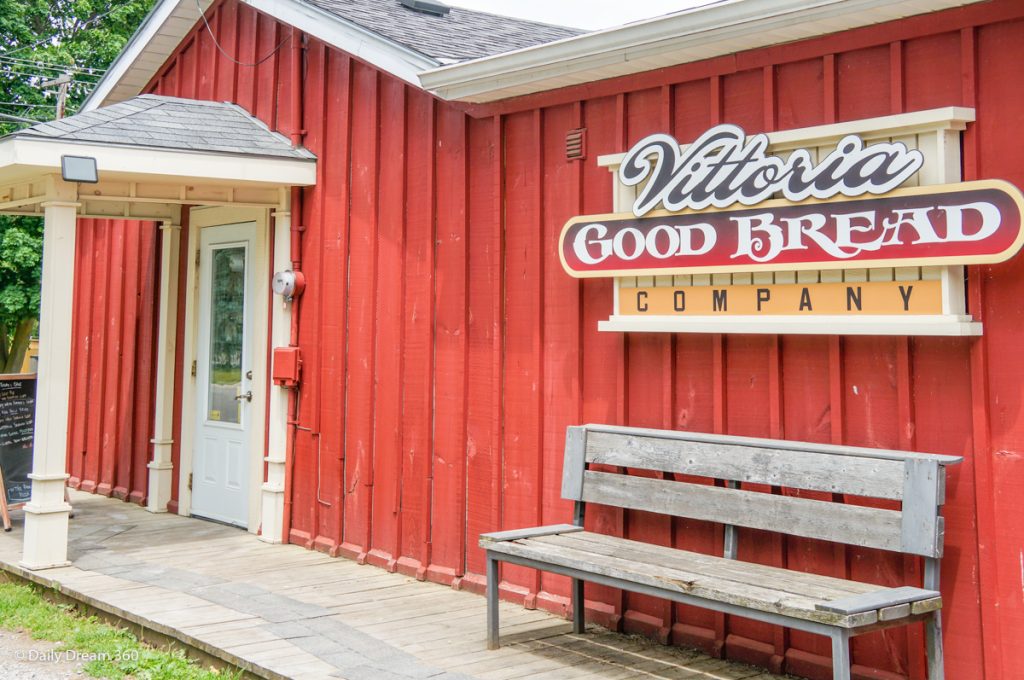 Outside building of Vittoria Good Bread Company Ontario