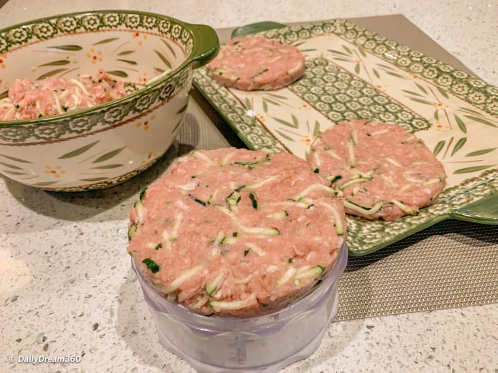 Recipe: Ground Turkey and Zucchini Burgers or Meatballs 