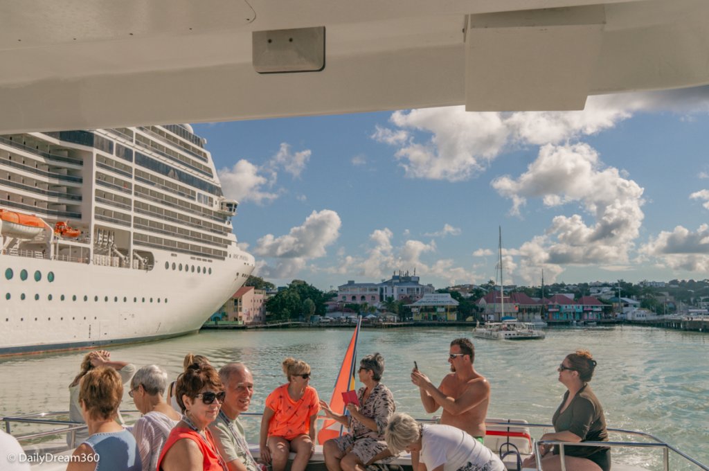 Antiga Circumnavigation Tour around the Island Excursion