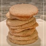 display of cookies on plates and a cup of coffee with text: Diabetic, Low Carb Sugar Free Cookies Made with Carbquik®