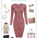 winter seater dress and accessories