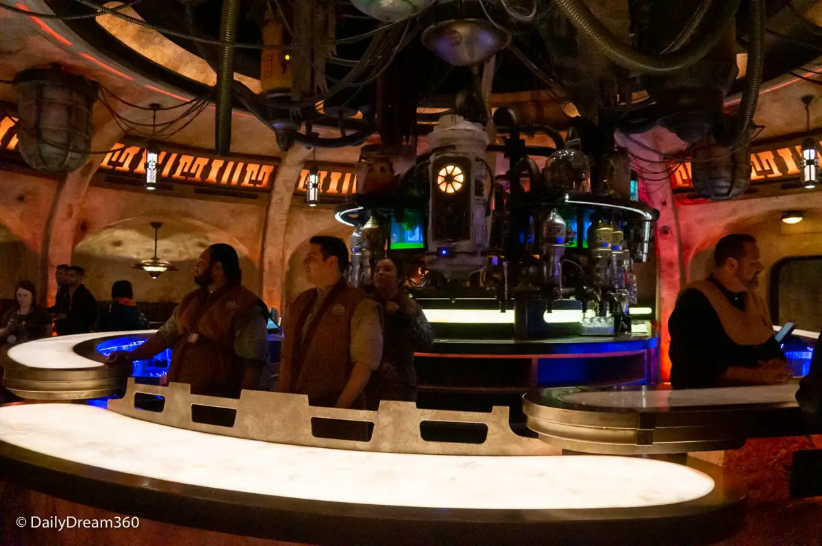 Olga's Cantina in Star Wars Galaxy's Edge Disneyland