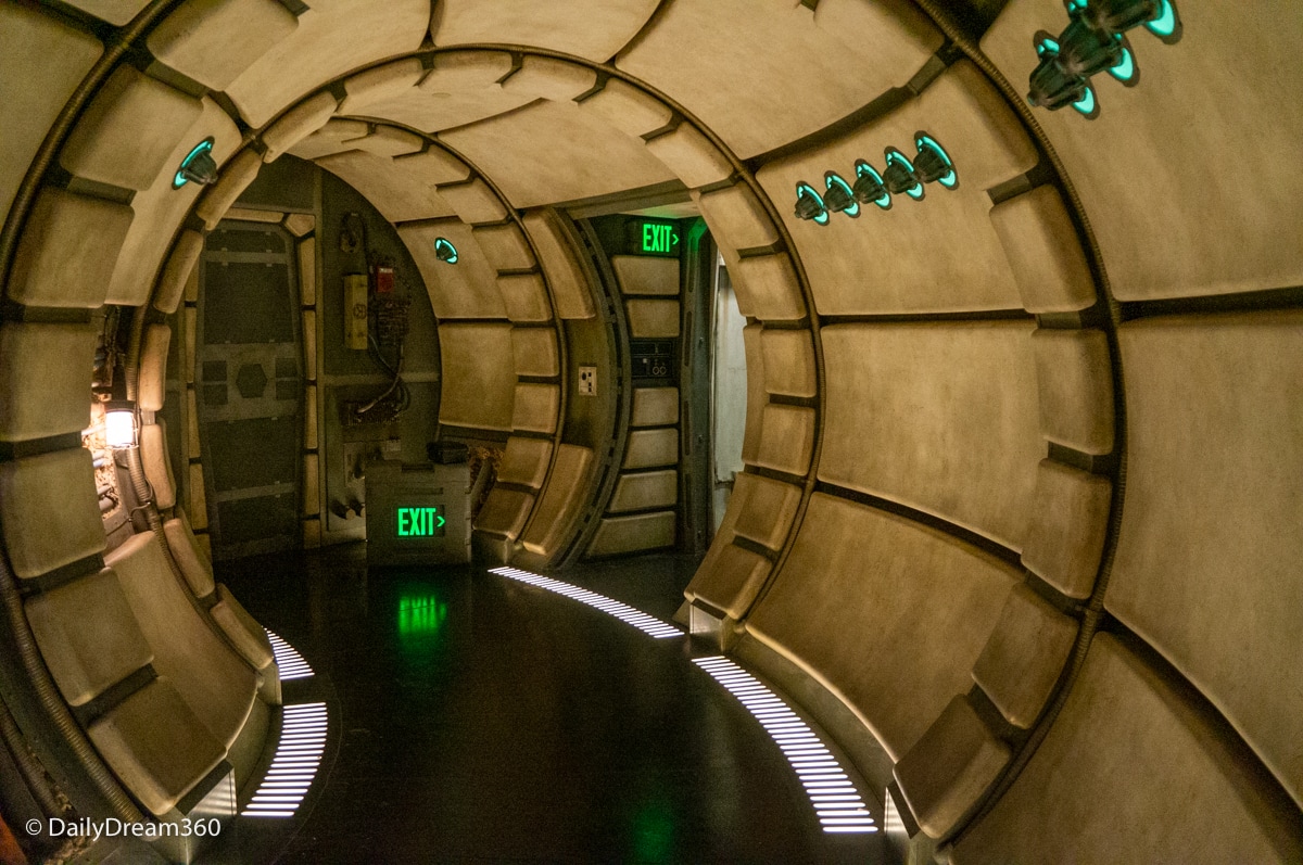 Walking inside the Millennium Falcon