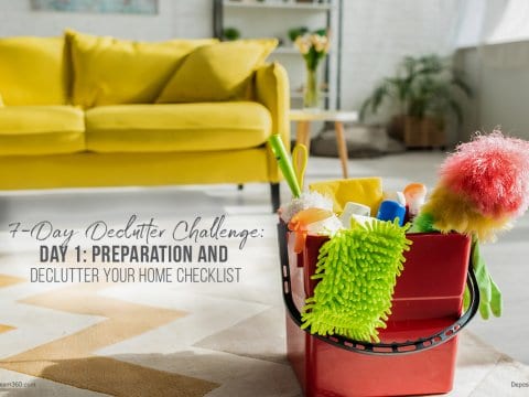 7 Day Declutter Challenge Preparation and Declutter Your Home Checklist