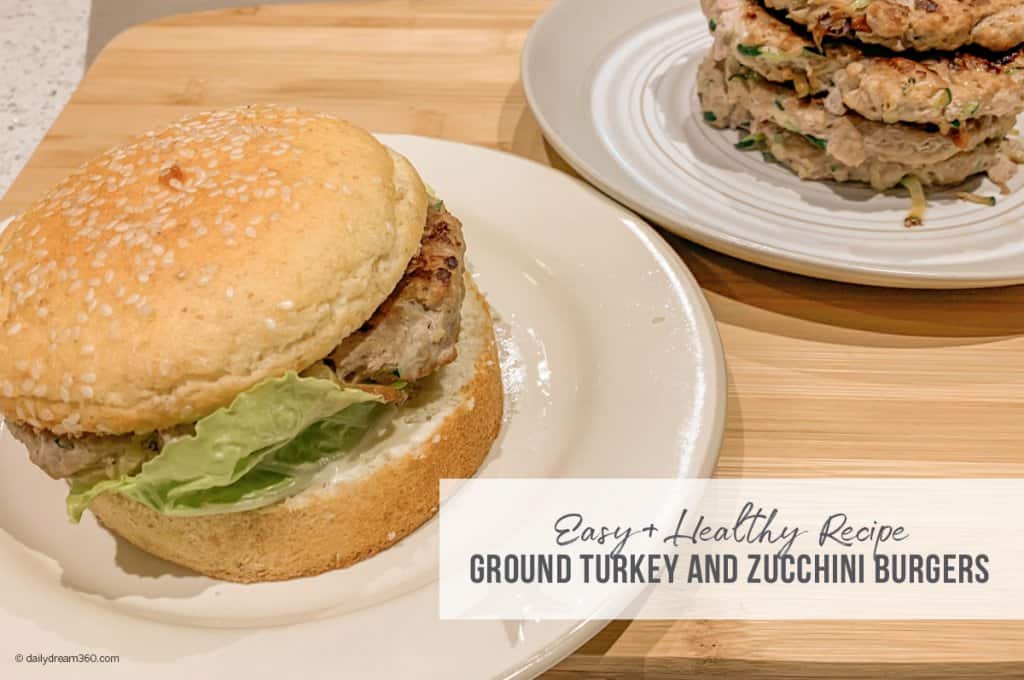 Recipe Ground Turkey and Zucchini Burgers or Meatballs