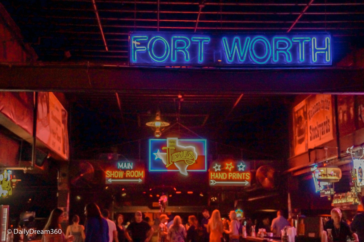 Inside Billy Bob's Honky Tonk bar Fort Worth