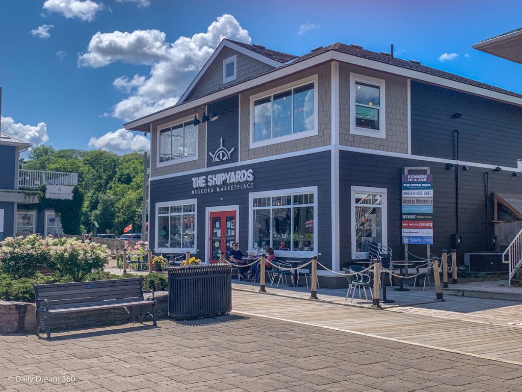 Shipyard at Gravenhurst waterfront