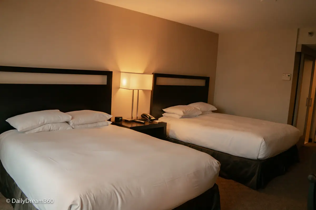 Double room at Hilton Hotel Anaheim California